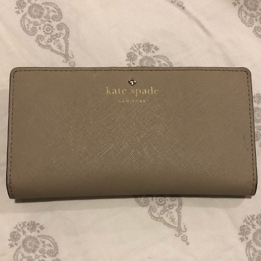 Kate Spade large slim bifold wallet